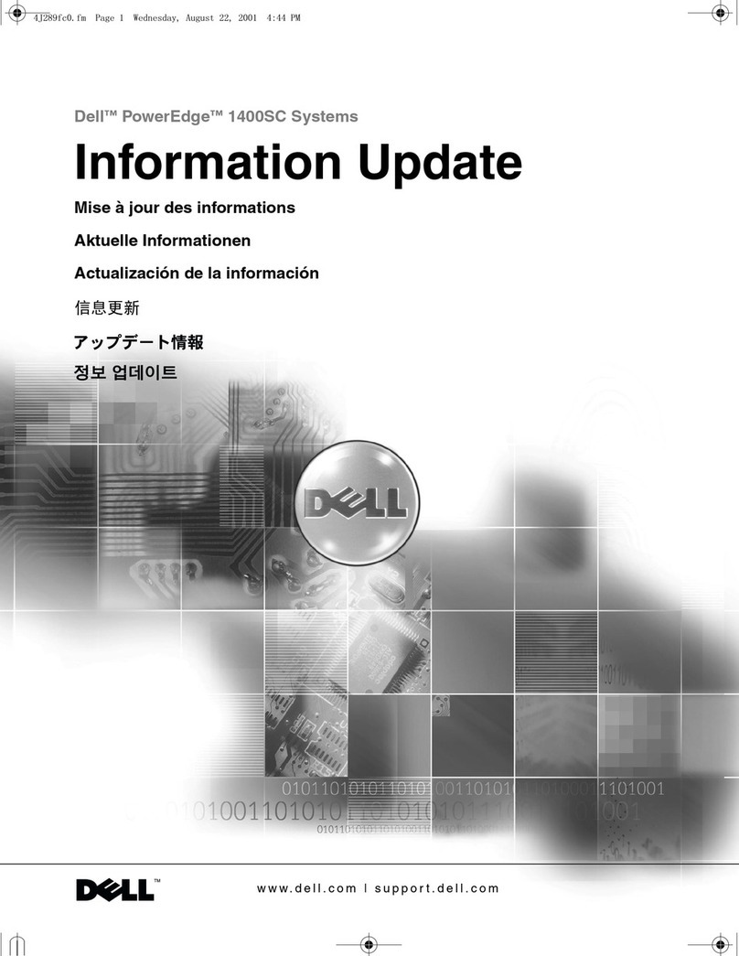 Dell PowerEdge 1400SC Technical manual