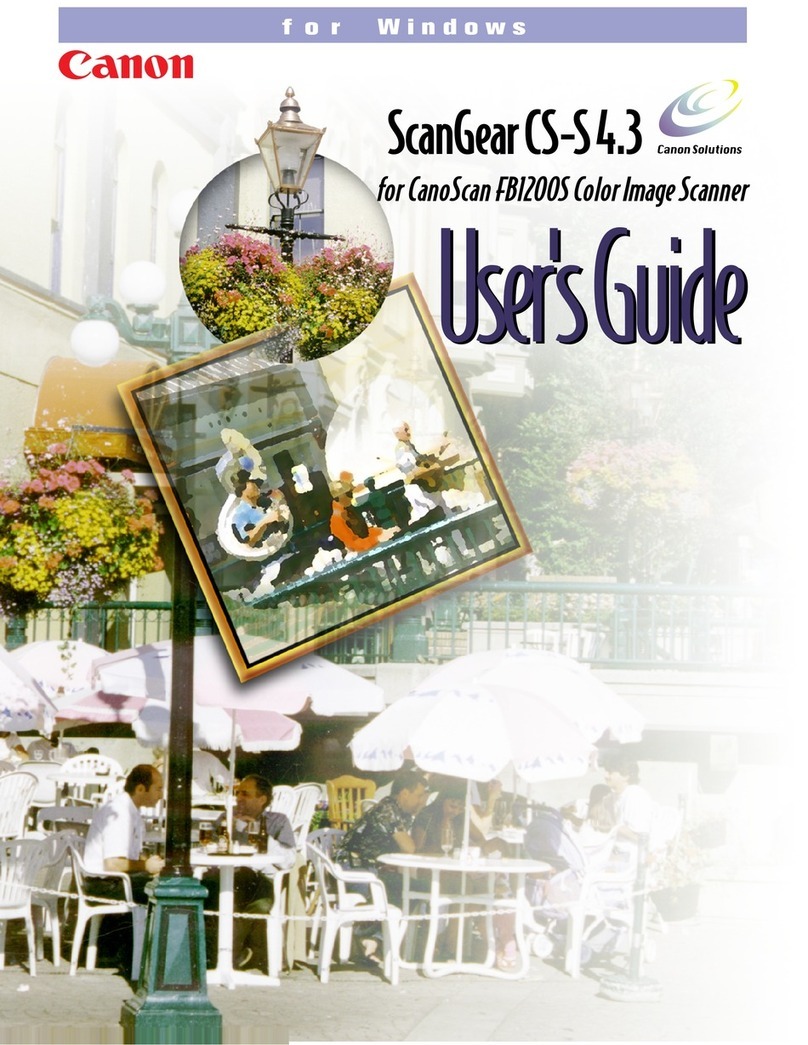 Canon CanoScan FB 1200S User manual