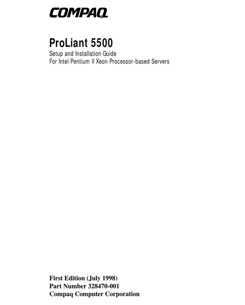 Compaq ProLiant 5500 Operating and safety instructions