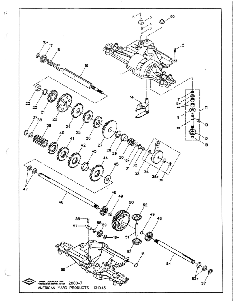 DANA 2000-7 User manual