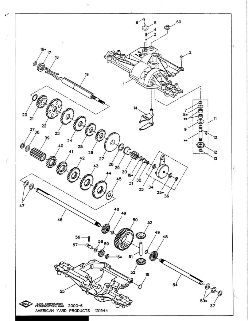 DANA 2000-6 User manual