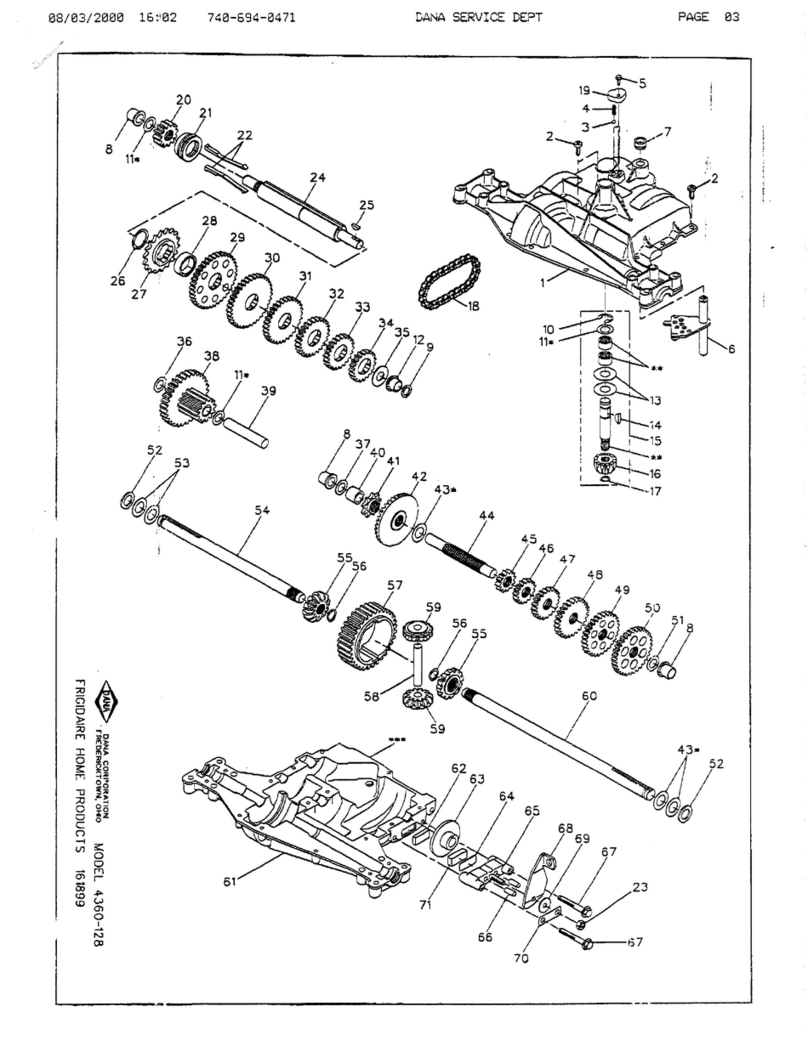 DANA 4360-128 User manual