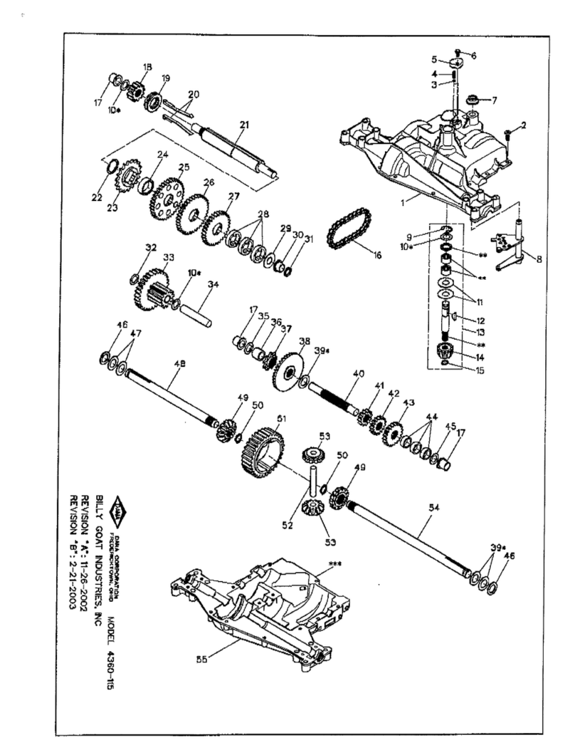DANA 4360-115 parts list