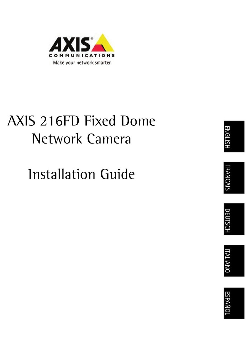 Axis 27505R1 installation guide