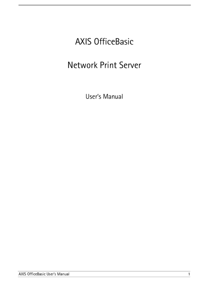 Axis 27978R1 user manual