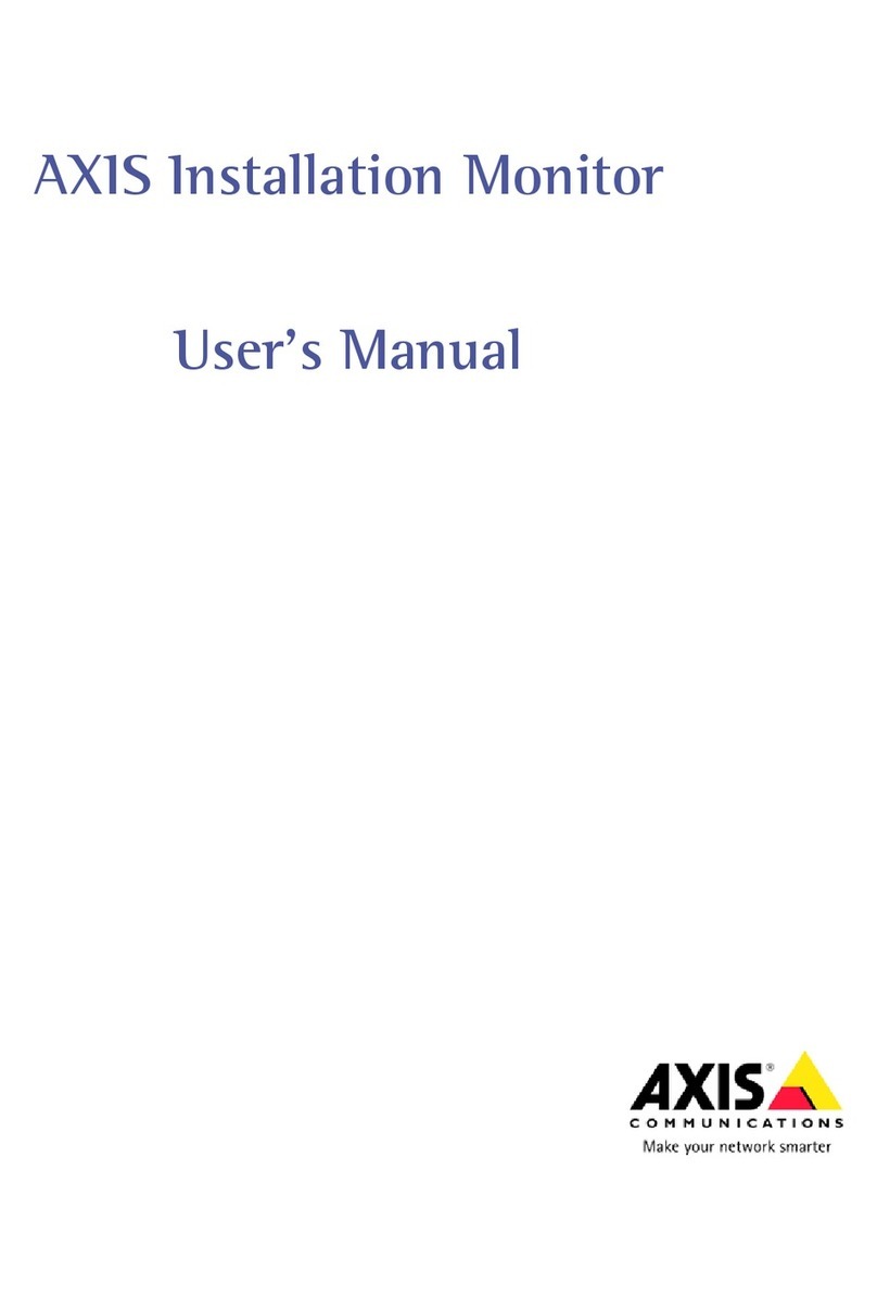 Axis 27323R1 User manual