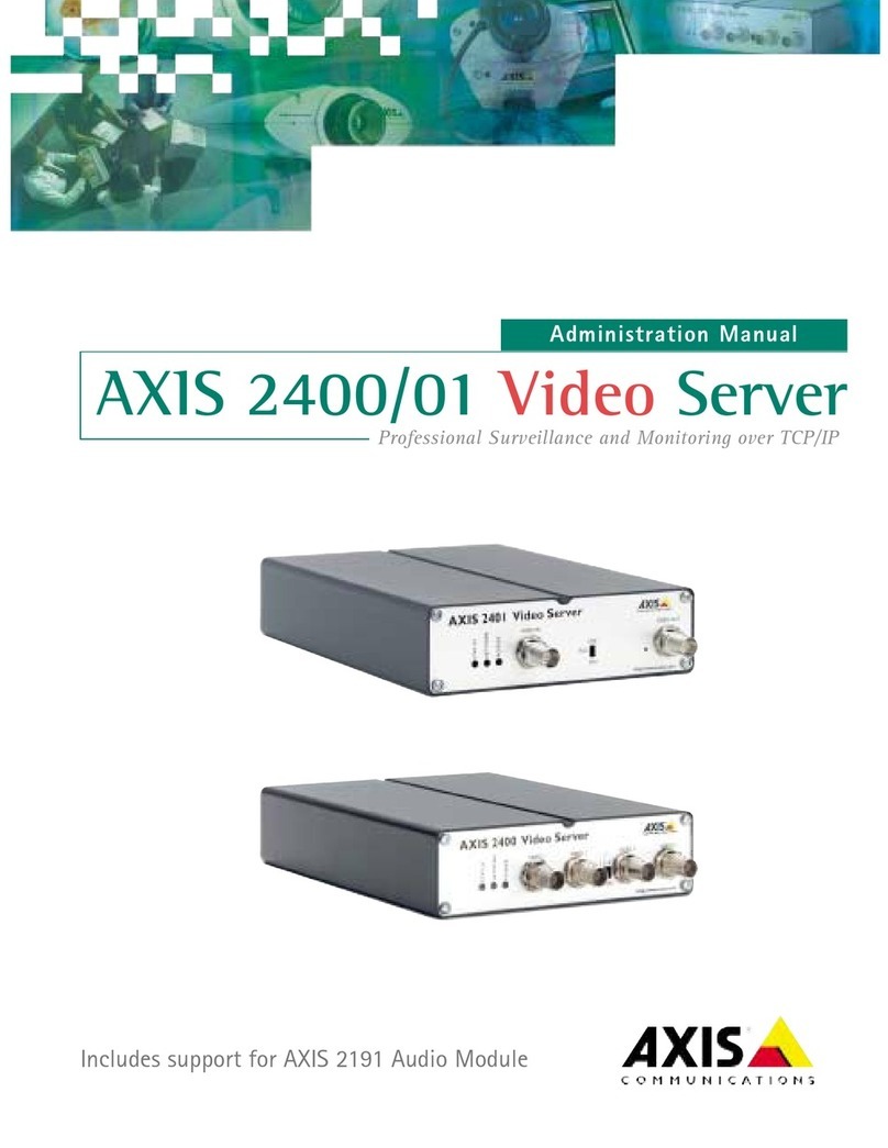 Axis 2400AM Instruction Manual