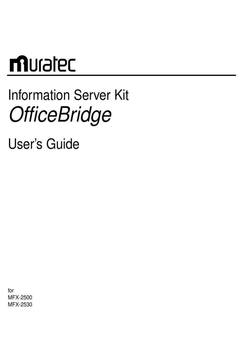 Muratec OFFICEBRIDGE ONLINE user guide