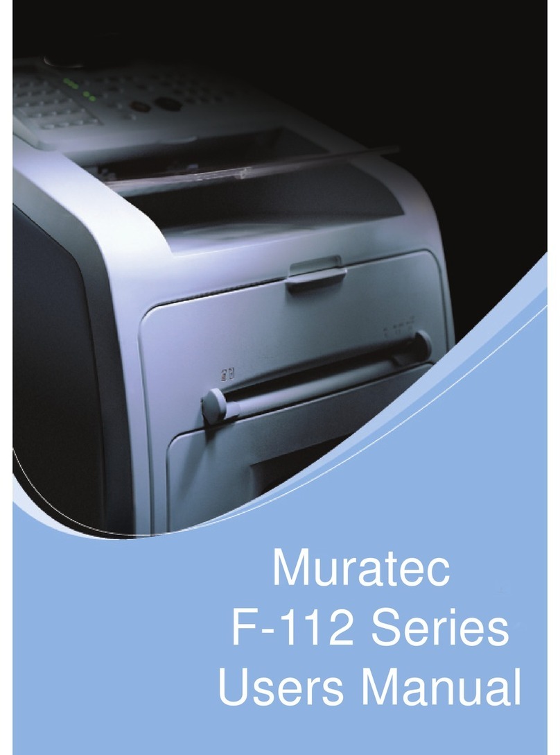 Muratec F-112P User manual