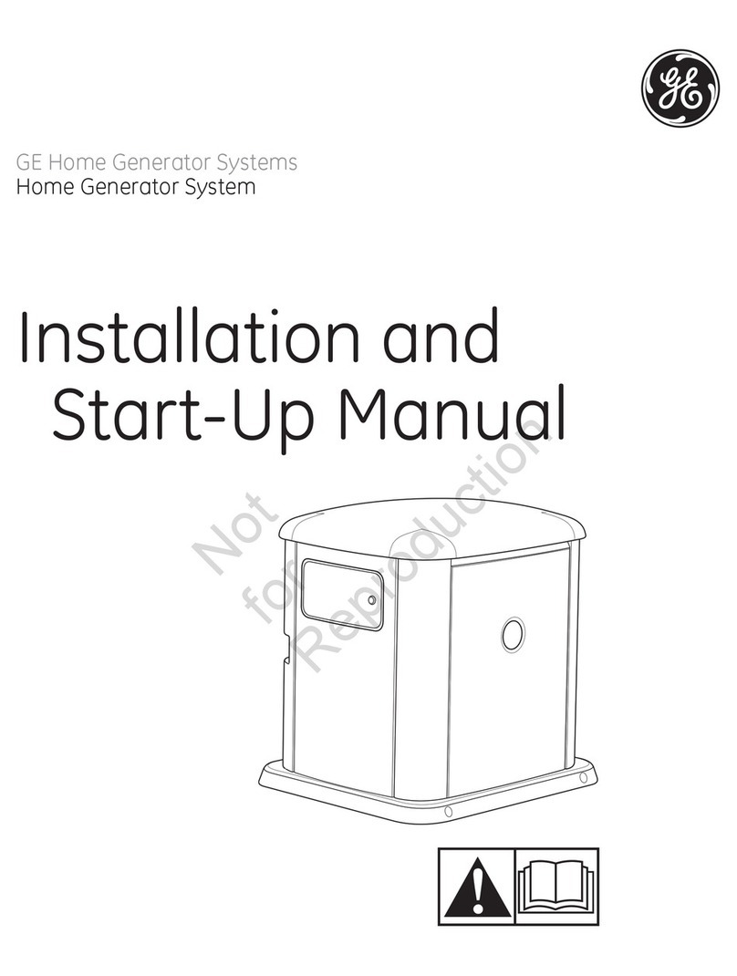 GE HOME NERATOR SYSTEM 11000 WATT Installation and operation manual GE HOME NERATOR SYSTEM 11000 WATT Installation and operation manual