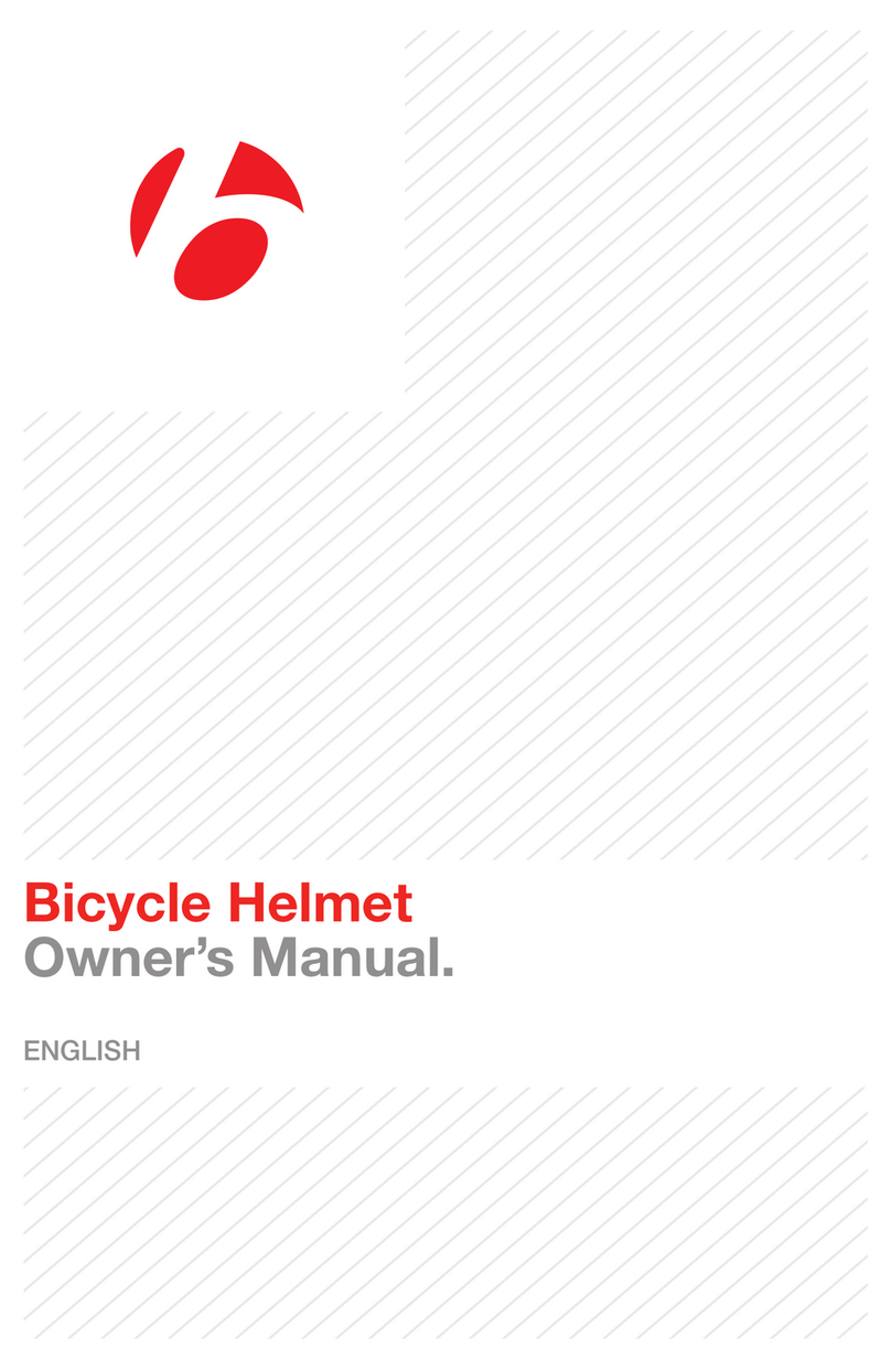 Bontrager BICYCLE HELMET owner's manual