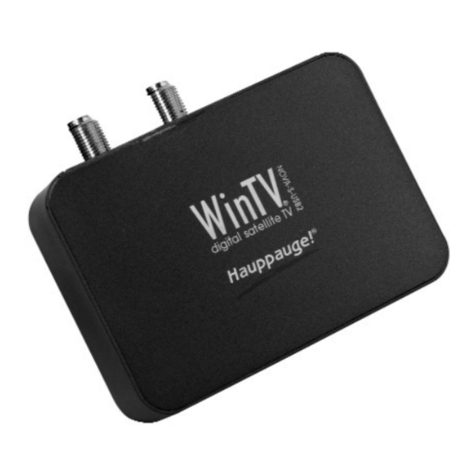 Hauppauge WinTV-NOVA-S-USB2 (DVB-S) User manual