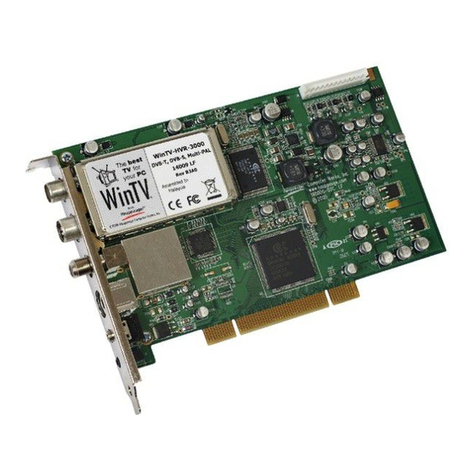 Hauppauge WINTV-HVR-3000 QI Quick installation guide
