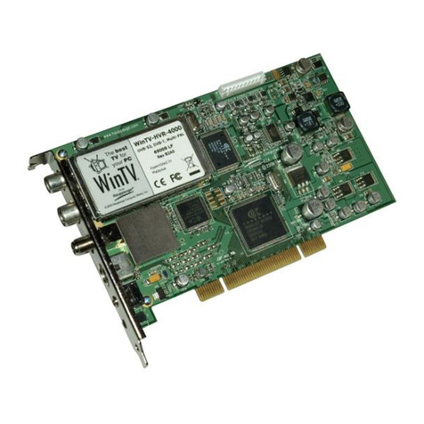 Hauppauge WINTV-HVR-4000/NOVA-HD-S2 QI User manual