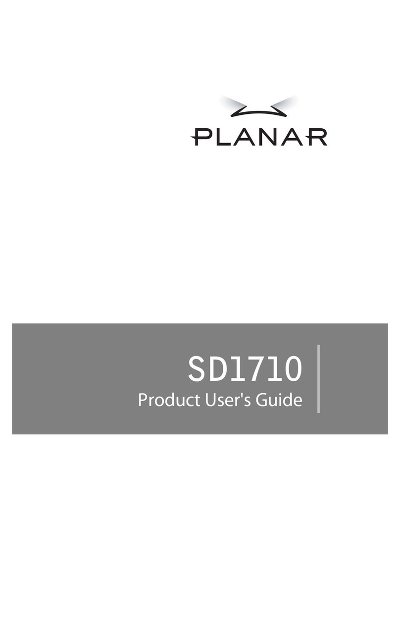 Planar SD1710 Specification sheet
