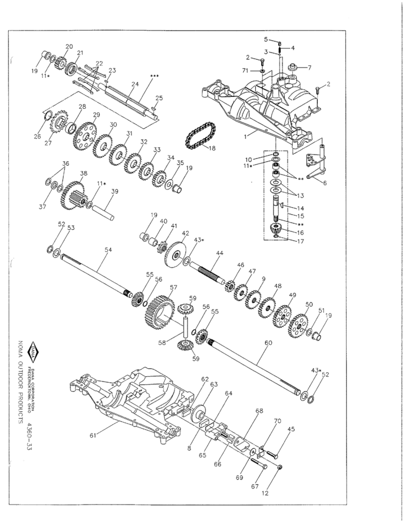 DANA 4360-33 parts list