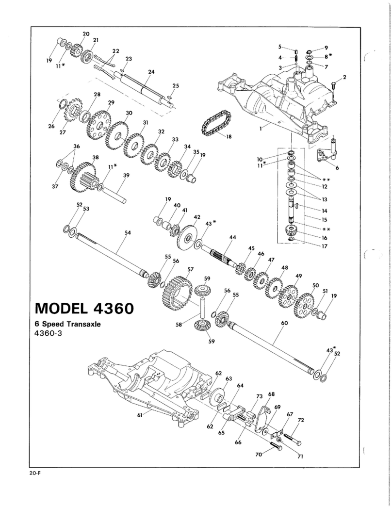 DANA 4360-3 parts list