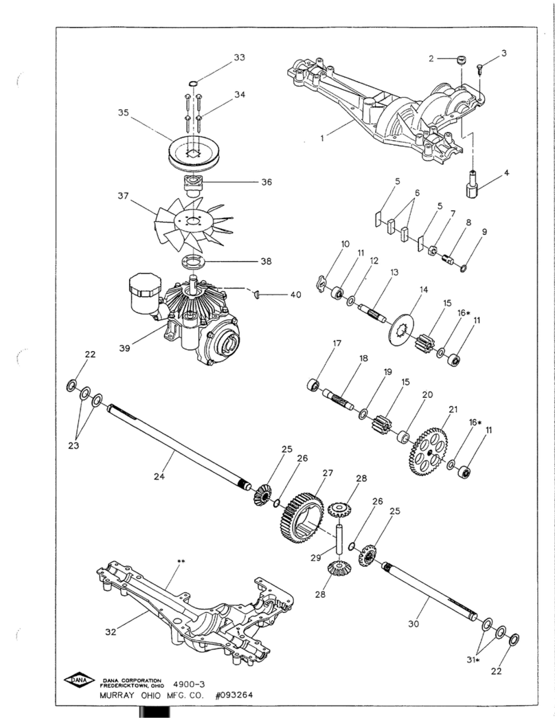 DANA 4900-3 parts list