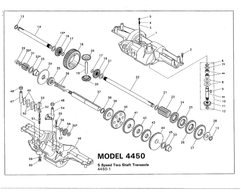 DANA 4450-1 parts list