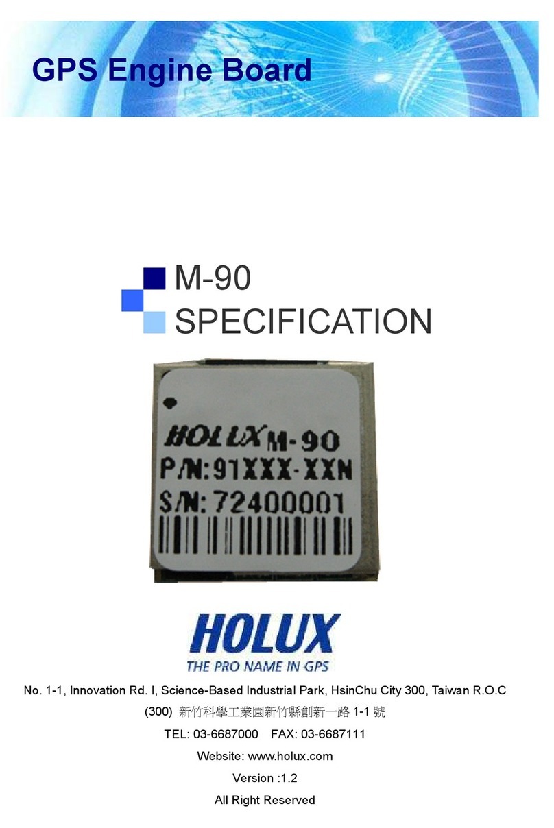 Holux M-90 SPECIFICATION V1.2 specification