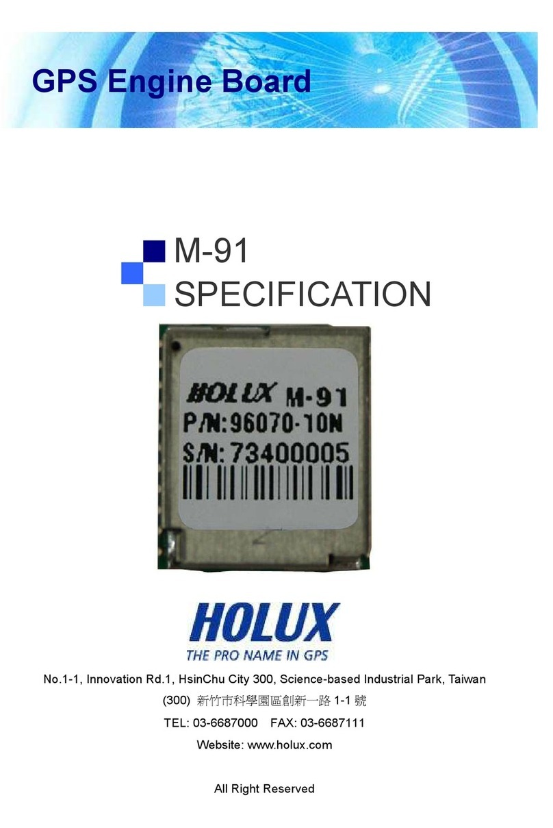 Holux M-91 - User manual
