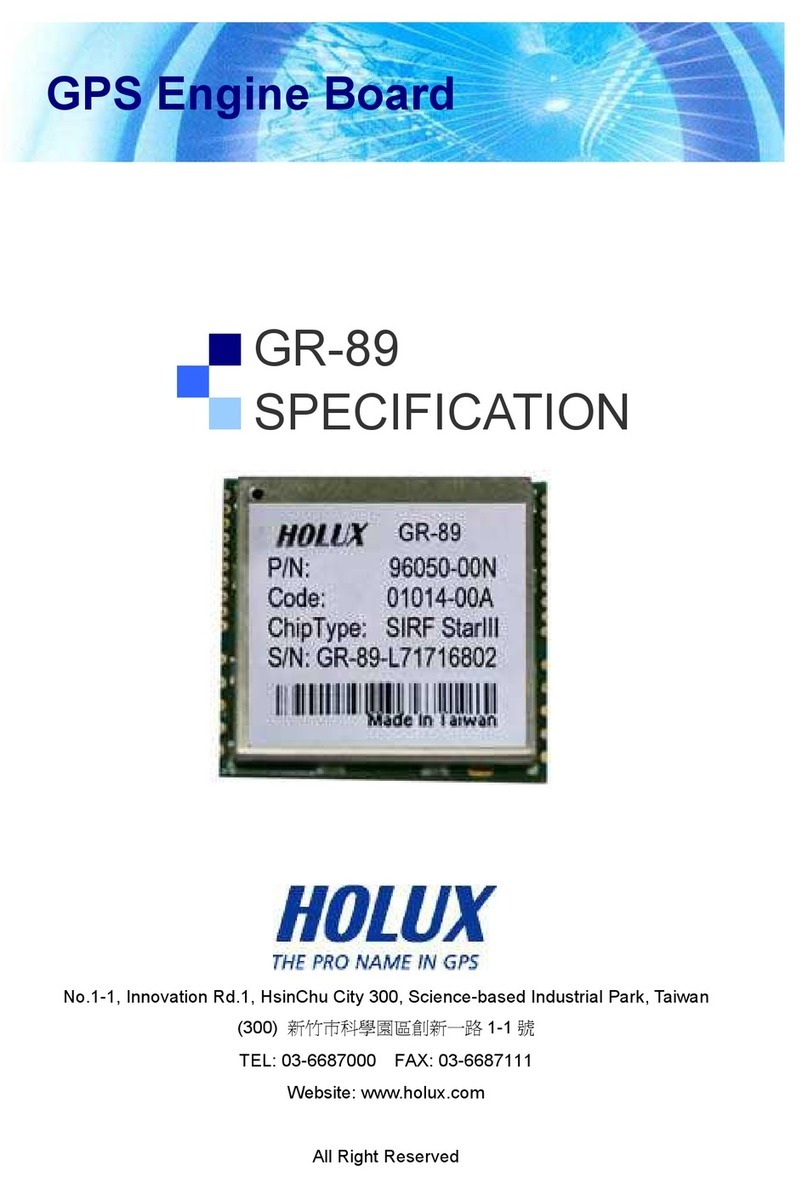 Holux GR-89 User manual