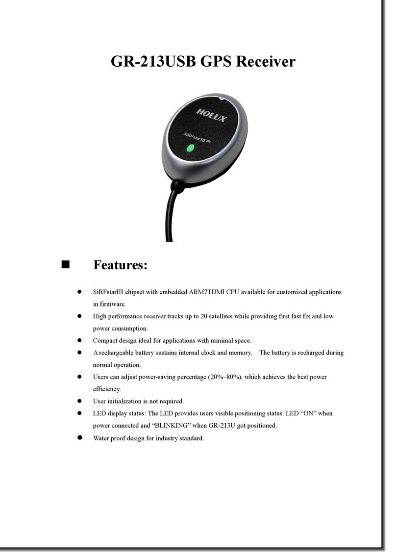 Holux GR-213USB User manual