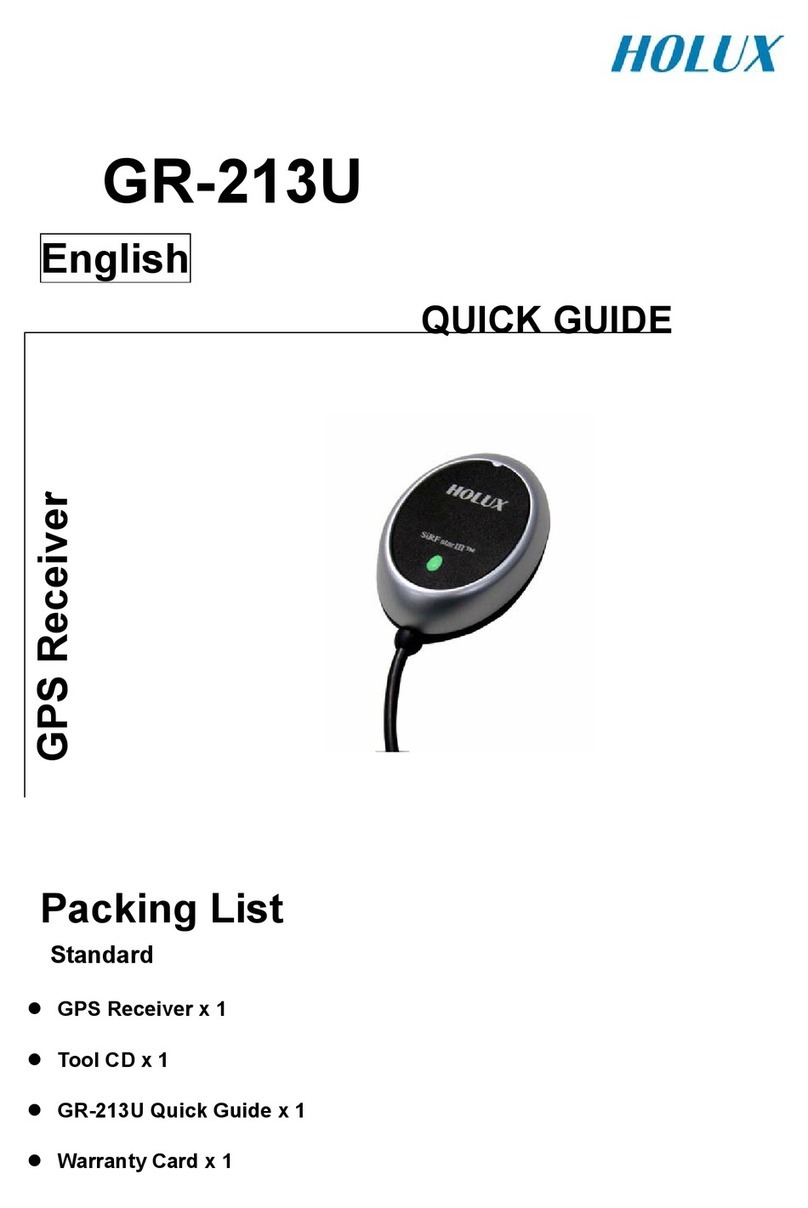 Holux GR-213U User manual