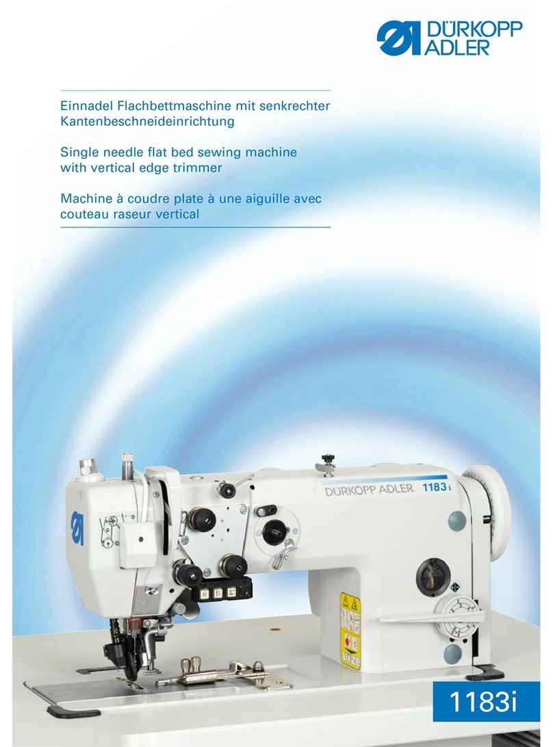 DURKOPP ADLER 1183I User manual DURKOPP ADLER 1183I User manual