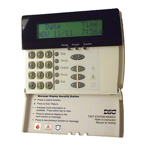 DSC PC5010 V2.0 User manual