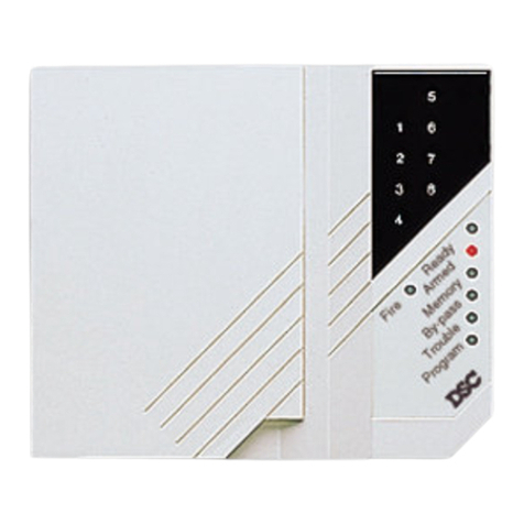 DSC PC2550 instruction manual