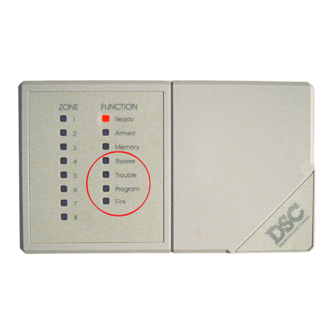 DSC PC 2500 User manual
