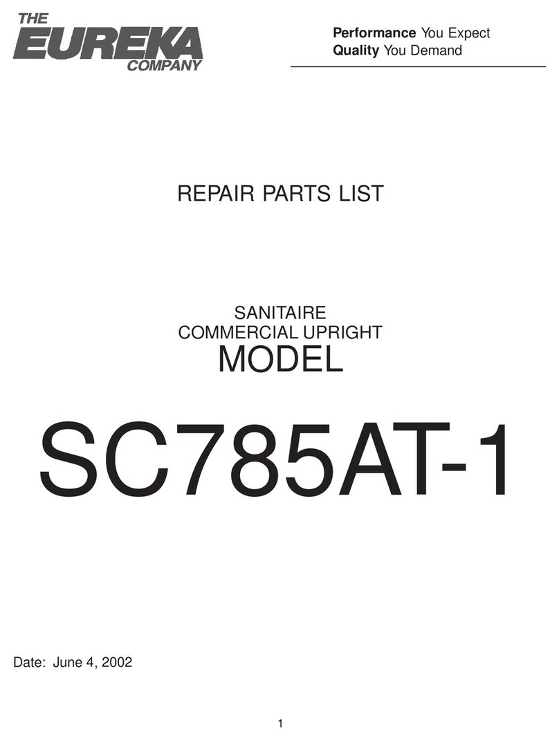 Eureka SC785AT - Commercial Vacuum, 30' Cord Repair parts list