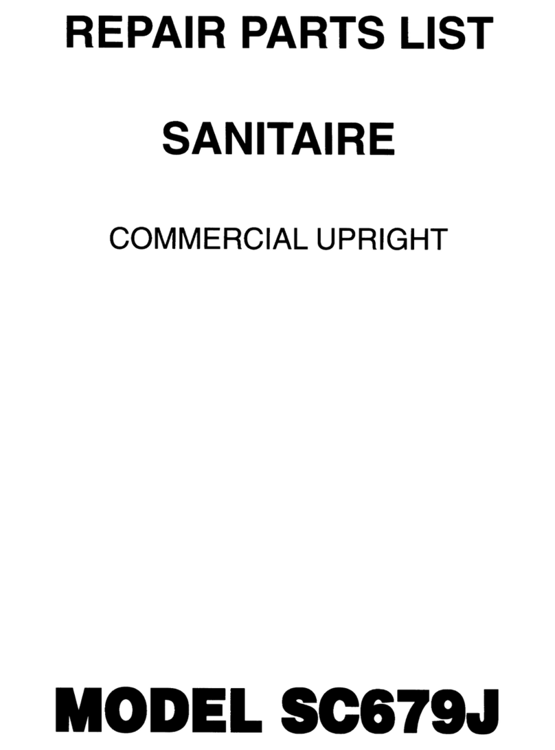 Sanitaire SC679J - Maid Saver Upright Vacuum 5.0 Amp... Manual