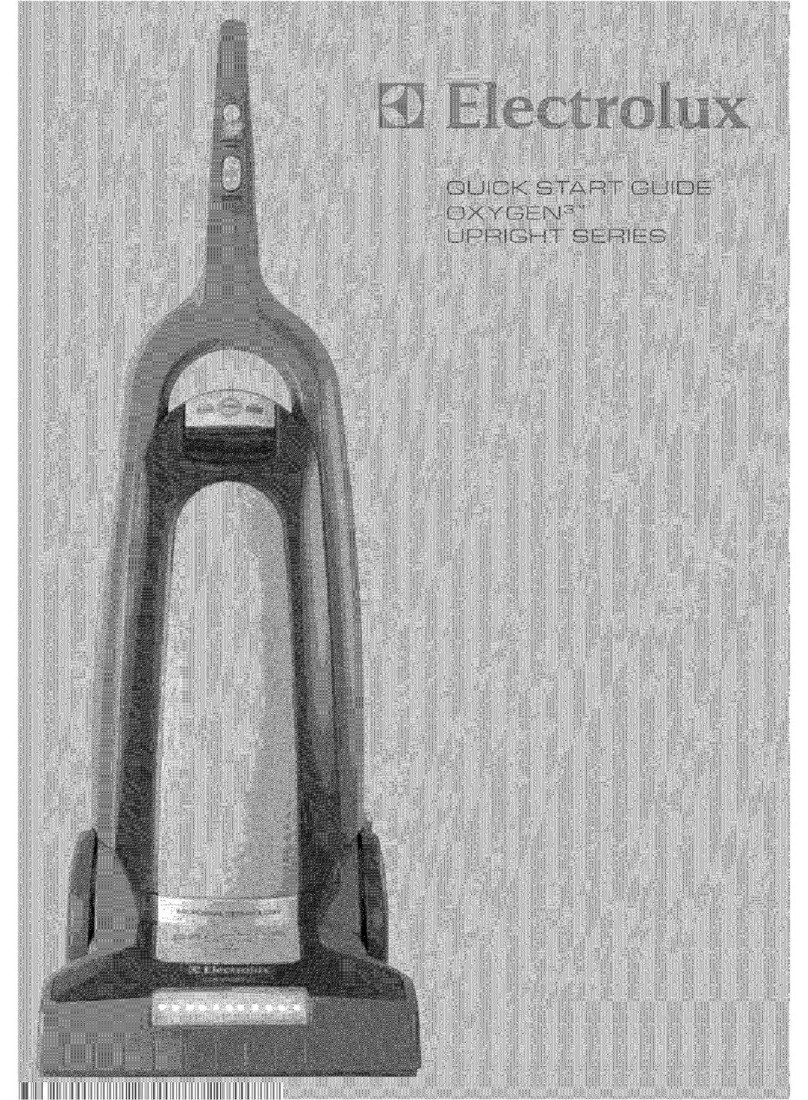 Electrolux EL5035A - Oxygen 3 Upright Vacuum quick start guide