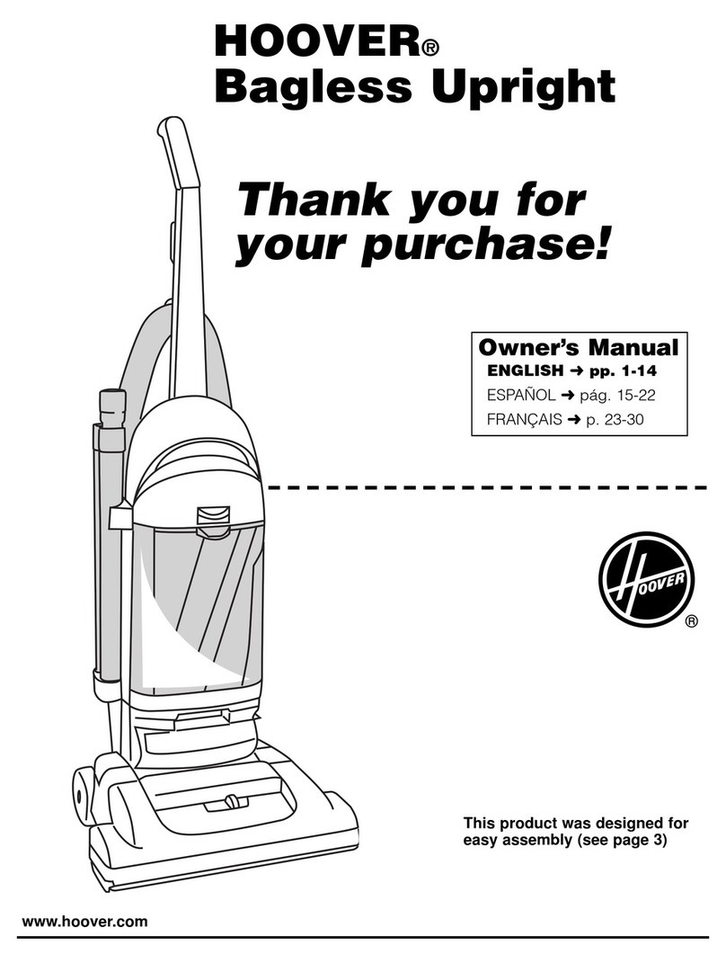 Hoover U5365 owner's manual