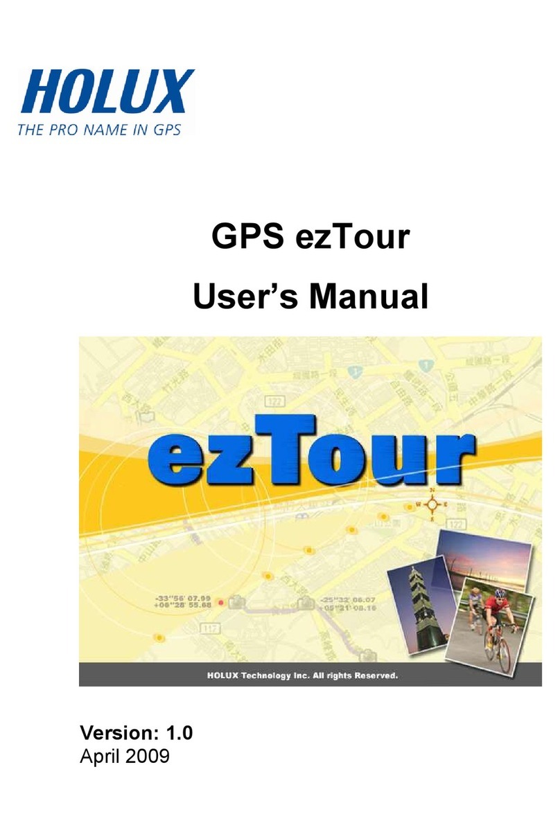 Holux GPS EZTOUR - VERSION 1.0 User manual