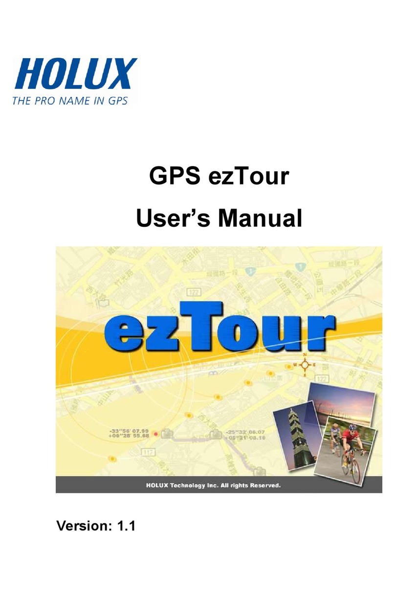 Holux GPS EZTOUR - VERSION 1.1 manual