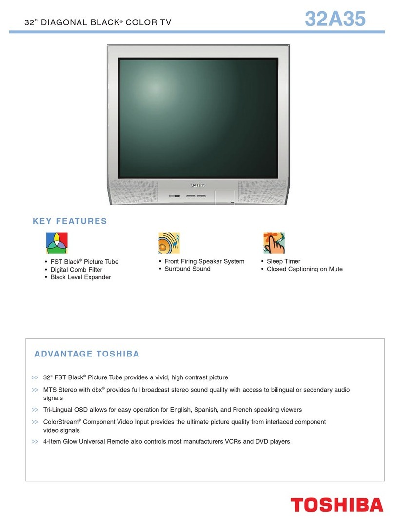 Toshiba 32A35 User manual Toshiba 32A35 User manual
