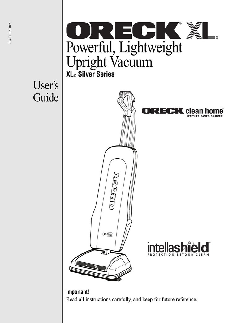 Oreck U3770 User manual Oreck U3770 User manual