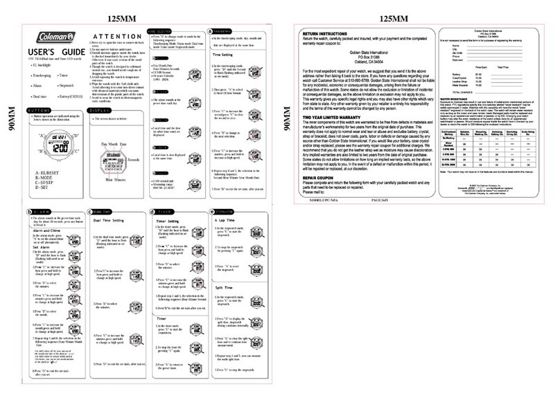 Coleman 40-405 user guide