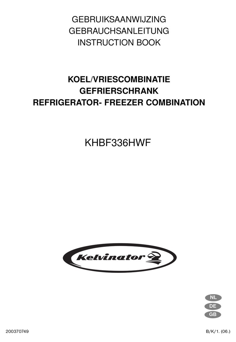 Kelvinator KHBF336HWF Instruction book