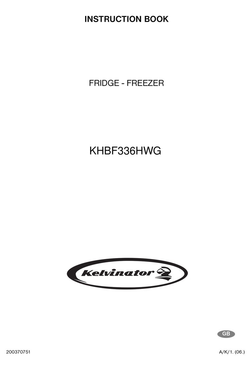 Kelvinator KHBF336HWG User manual