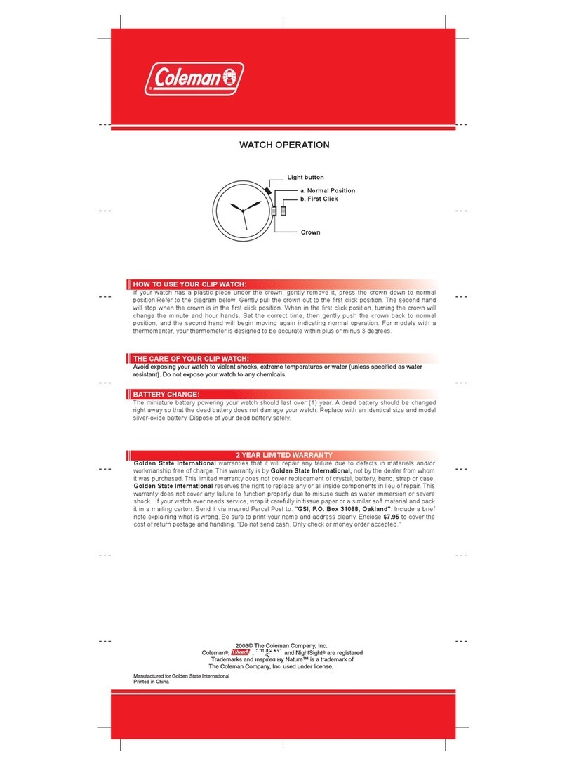 Coleman 40-903 Operation manual
