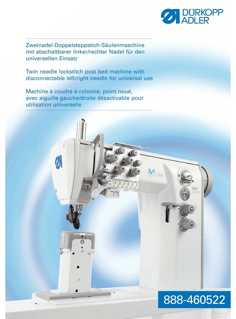 DURKOPP ADLER 888-460522 brochure DURKOPP ADLER 888-460522 brochure
