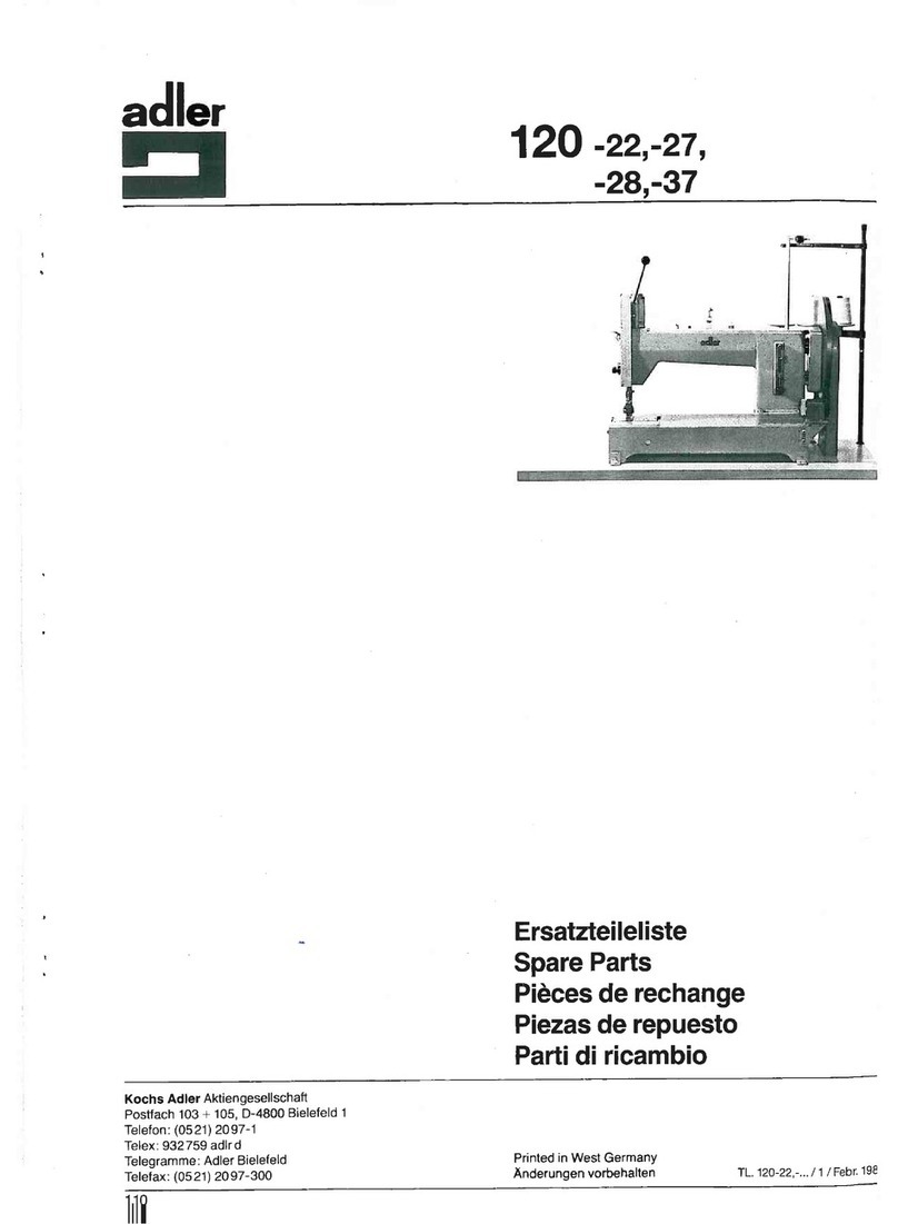 Adler 120-22 - Spare parts