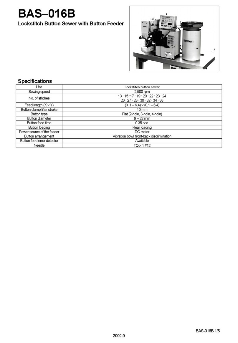 Brother BA-16 Specifications