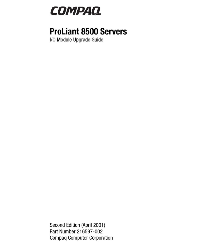 Compaq ProLiant 8500 Installation and operation manual