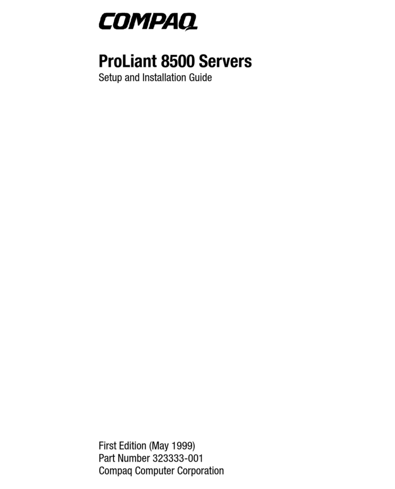 Compaq ProLiant 8500 Operating and safety instructions