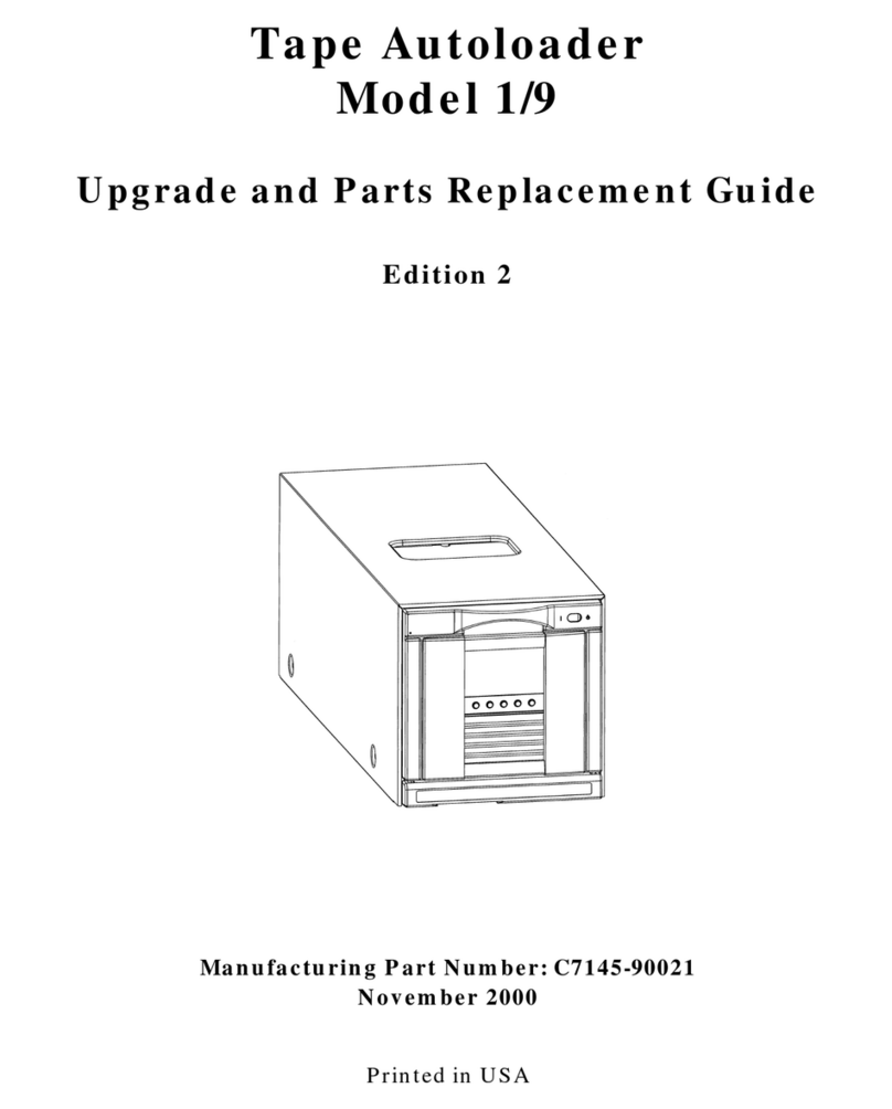 HP C7745NB - SureStore DLT Tape Autoloader 1/9 User manual
